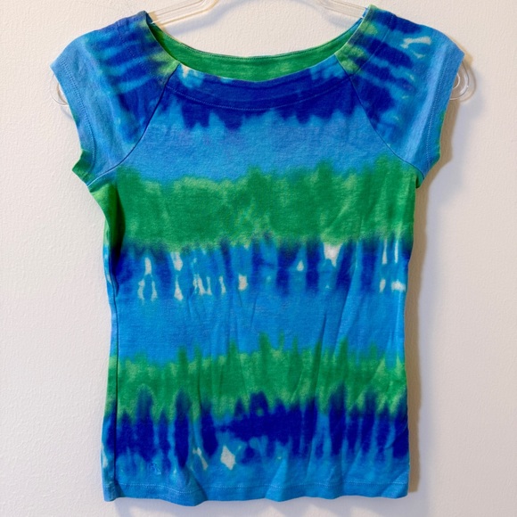 Ralph Lauren Tops - Lauren Ralph Lauren Petite Tie-Dye Cotton T-Shirt PS
